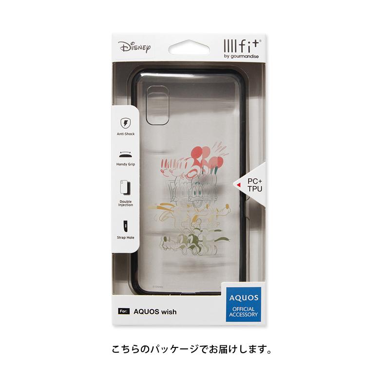 aquos wish ケース ディズニー ピクサーキャラクター IIIIfit Clear ケース クリア アクオス wish SHG06 ハードカバー Disney　dn-974 |  | 07