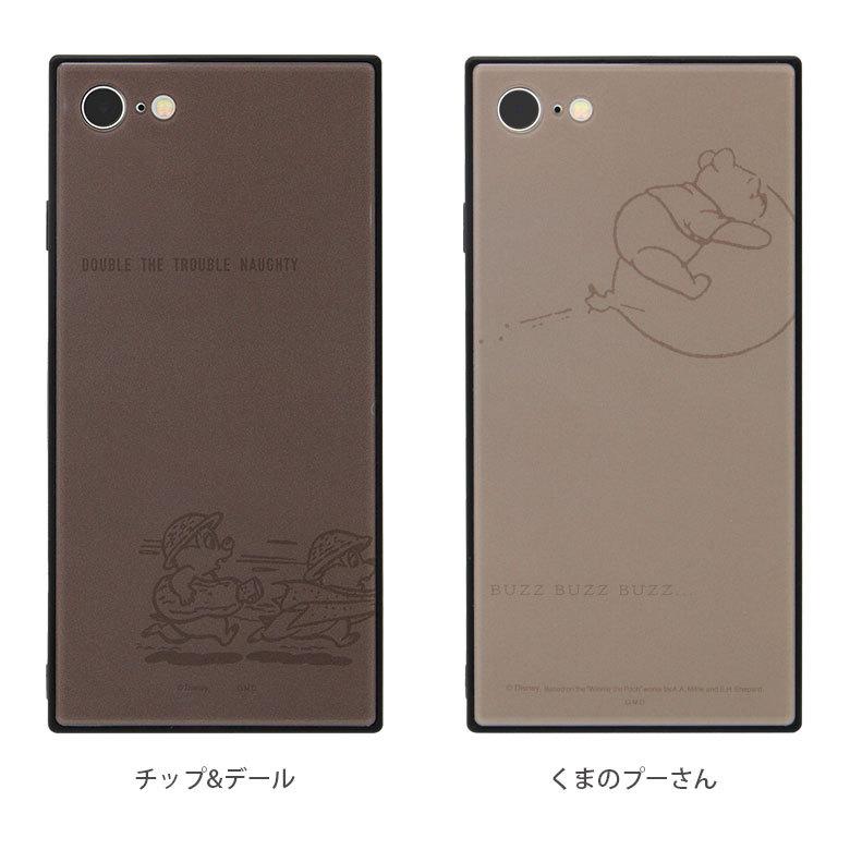 iPhone SE ケース 第2世代 第3世代 ディズニーキャラクター ガラス スクエア iPhone8 iPhone7 iPhoneSE 2020 アイフォン8　dn-995 |  | 05