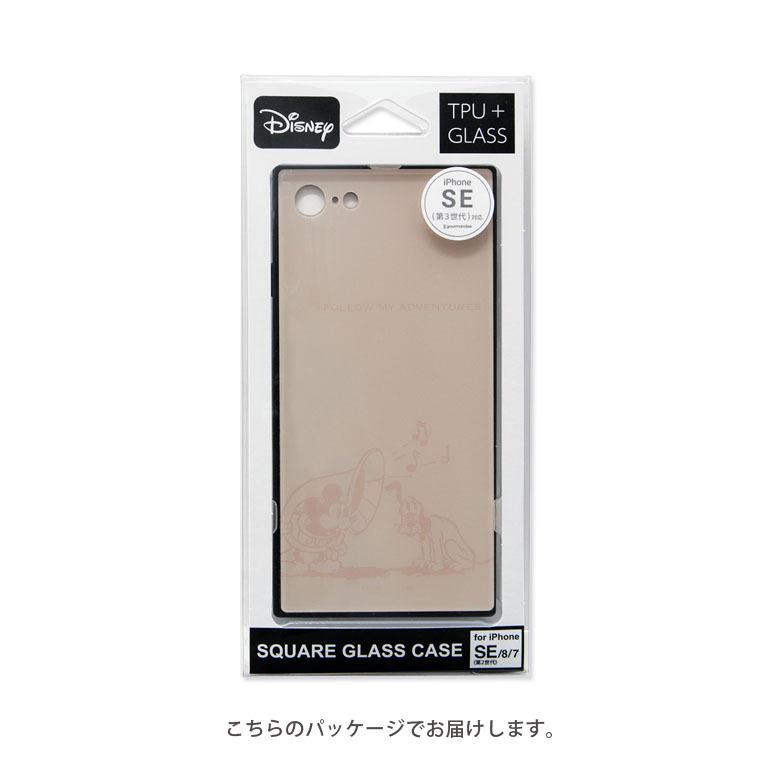 iPhone SE ケース 第2世代 第3世代 ディズニーキャラクター ガラス スクエア iPhone8 iPhone7 iPhoneSE 2020 アイフォン8　dn-995 |  | 06