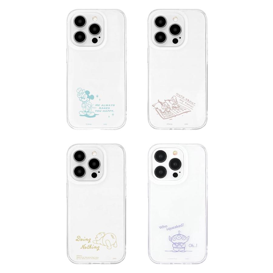 iPhone 15 Pro ケース ディズニー クリア ソフトカバー iPhone15 Pro クリアケース TPU dng-149 |  | 01
