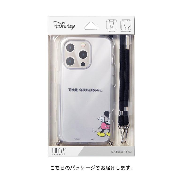 iphone15pro ケース ディズニーキャラクター IIIIfit Loop iPhone 15 Pro ストラップ紐付き アイフォン15 プロ　dng-178 |  | 11