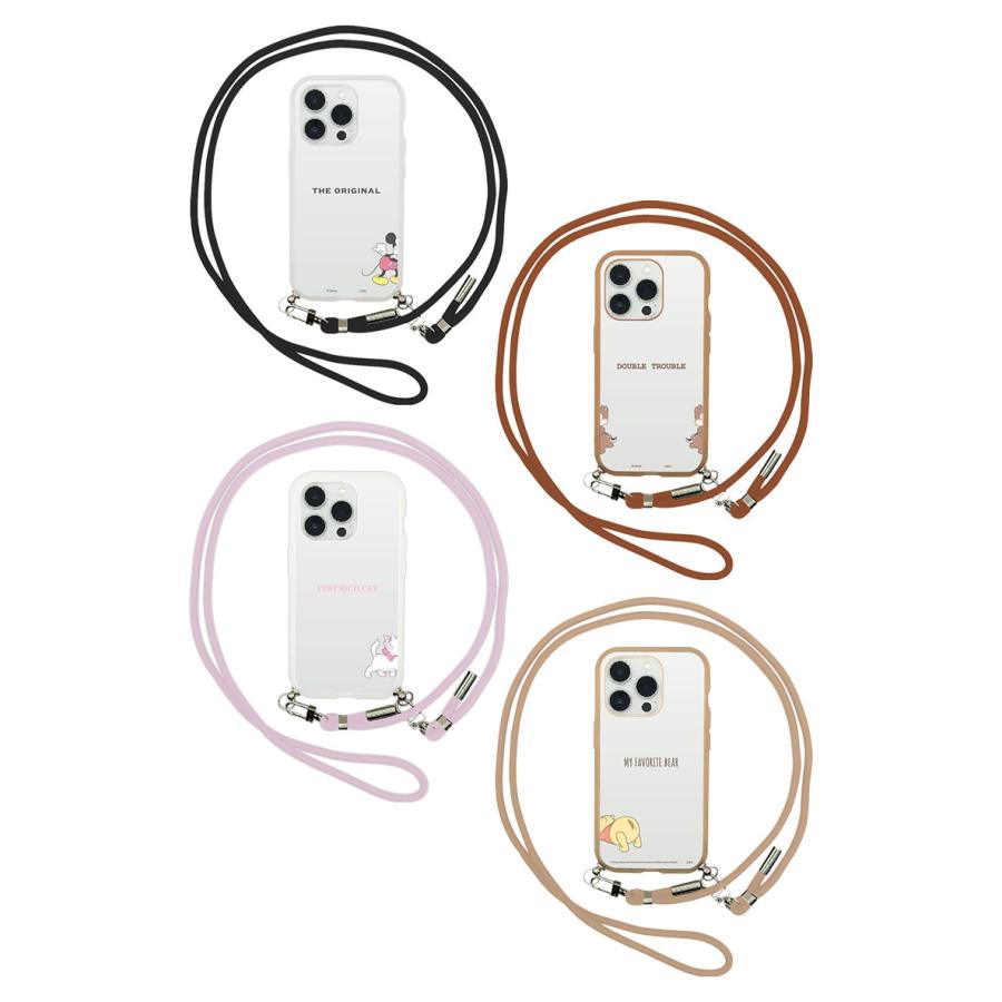 iphone15pro ケース ディズニーキャラクター IIIIfit Loop iPhone 15 Pro ストラップ紐付き アイフォン15 プロ　dng-178 |  | 01