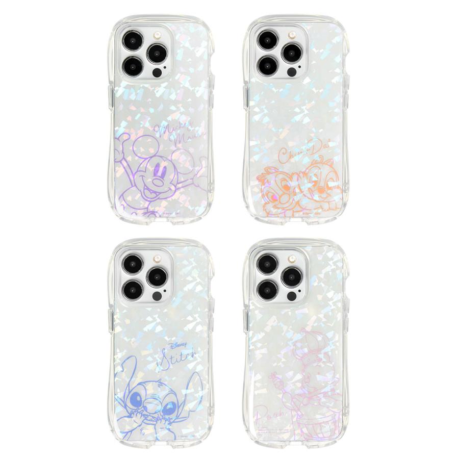 iPhone15 Pro ケース ディズニー クリスタルクリアケース ソフトカバー クリア iPhone15 プロ dng-183 |  | 01