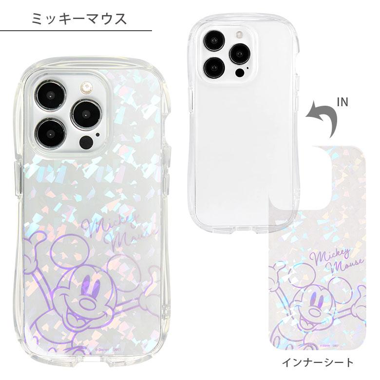 iPhone15 Pro ケース ディズニー クリスタルクリアケース ソフトカバー クリア iPhone15 プロ dng-183 |  | 06