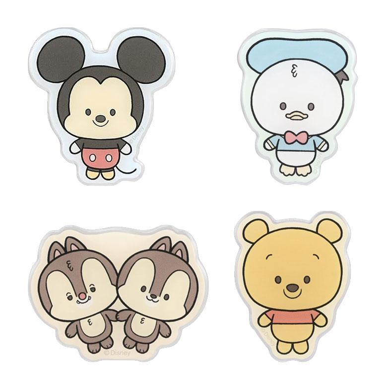 スマホグリップ POCOPOCO ディズニー キャラクター ダイカット クリア ディズニー スマホ  保持 dng-186 |  | 01