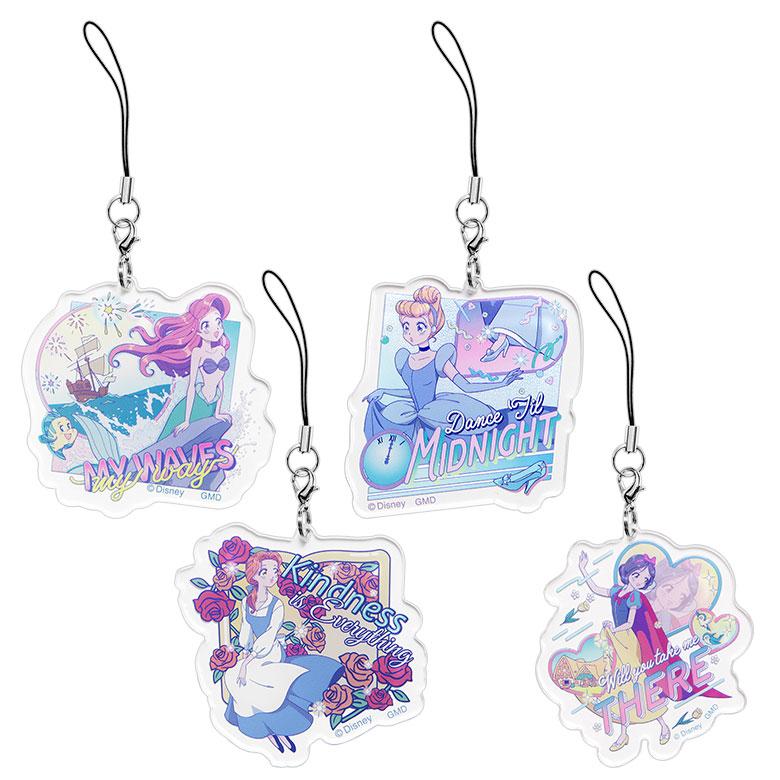ストラップ ディズニー プリンセス アクリルストラップ Lサイズ