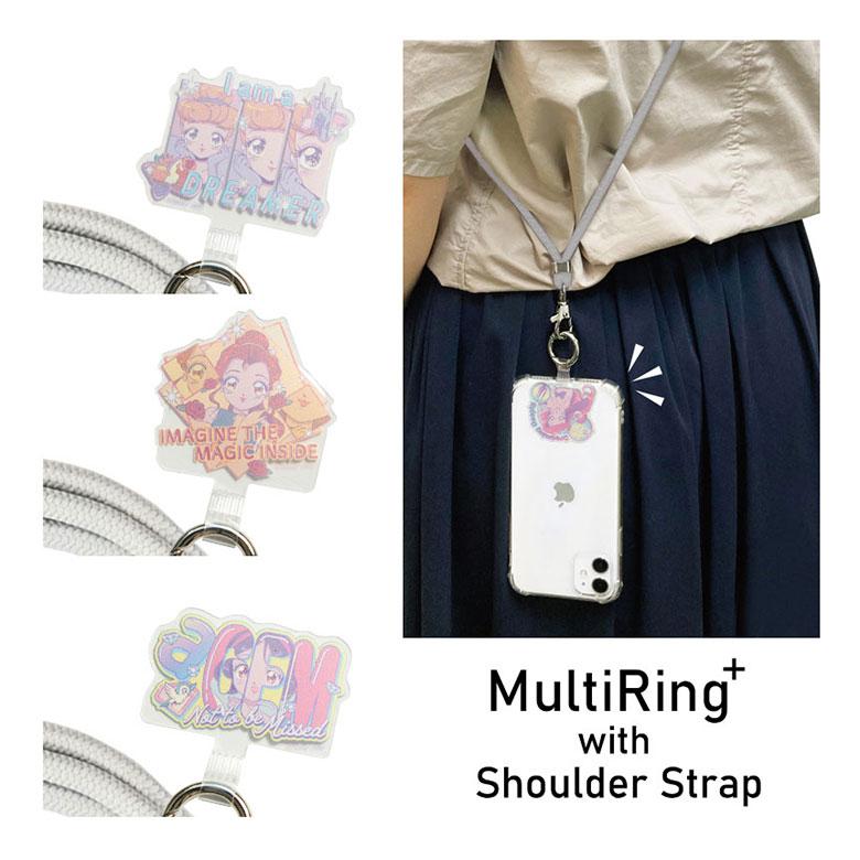 マルチリングプラス ストラップセット ディズニー プリンセス スマホ