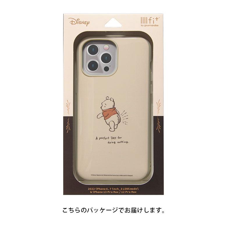 Apple iPhone 14 ProMax +ケースティファイくま付き iPhone14Pro Max ケース ディズニー くまのプーさん IIIIfit iPhone14