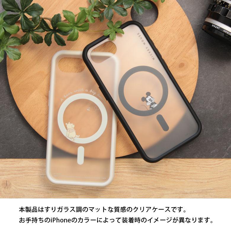 iPhone16e ケース ディズニーキャラクター IIIIfit プランプフレーム クリア iPhone16 e アイホン グッズ プーさん ミッキー スマホケース |  | 05