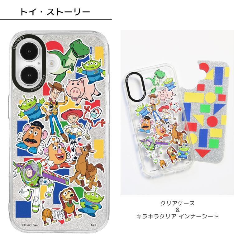 iPhone16 ケース ディズニー ディズニー・ピクサーキャラクター Camera Frameクリアケース ソフトカバー インナーシート付き dng-285 |  | 11