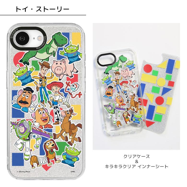 iPhone16e ケース ディズニー ディズニー・ピクサーキャラクター Camera Frameクリアケース ソフトカバー インナーシート付き dng-286 |  | 11