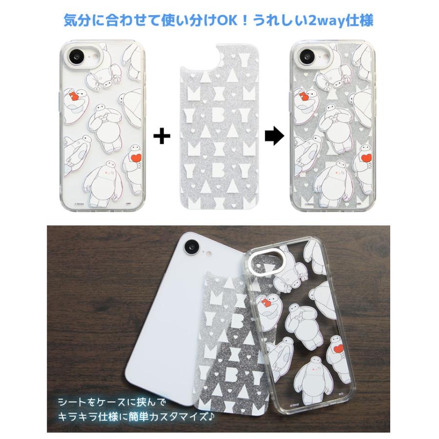 iPhone16e ケース ディズニー ディズニー・ピクサーキャラクター Camera Frameクリアケース ソフトカバー インナーシート付き dng-286 |  | 03