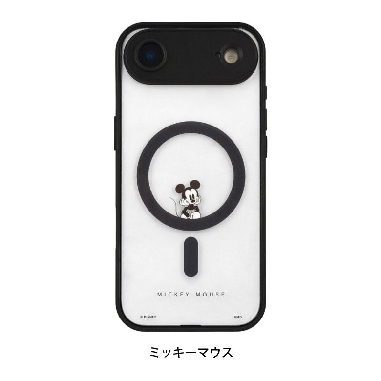 iPhone Air ケース ディズニーキャラクター MagSafe対応 IIIIfit プランプフレーム クリア ハイブリッド アイフォンAir dng-301mk |  | 05