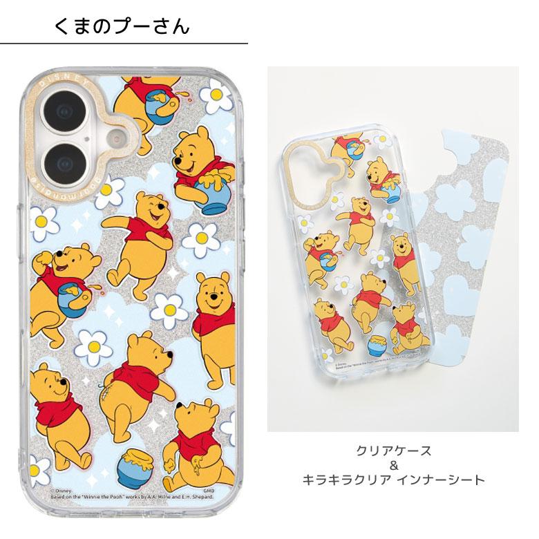 iPhone17 ケース ディズニーキャラクター Camera Frameクリアケース ソフトカバー インナーシート付き iPhone17 dng-303 |  | 09