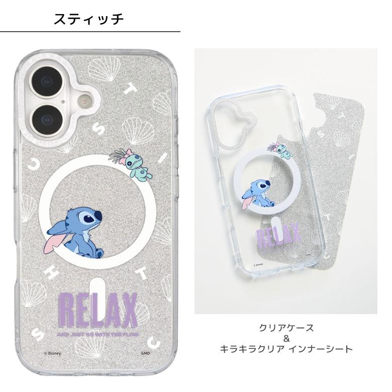 iPhone17 ケース ディズニーキャラクター MagSafe対応 Camera Frame クリアケース インナーシート付き iPhone17 dng-306 |  | 07