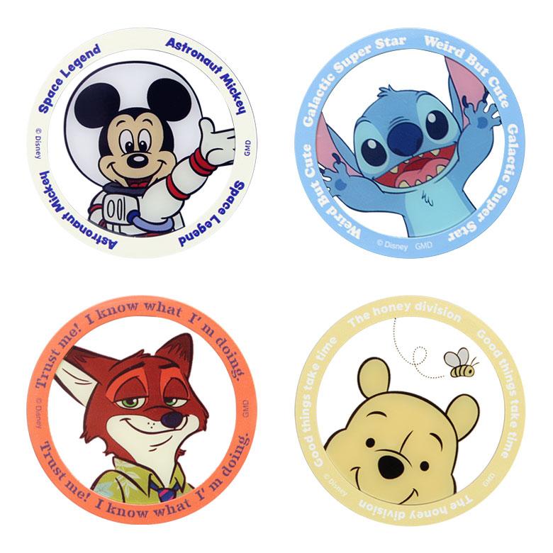 メタルステッカー MagSafe対応 ディズニーキャラクター シール メタル