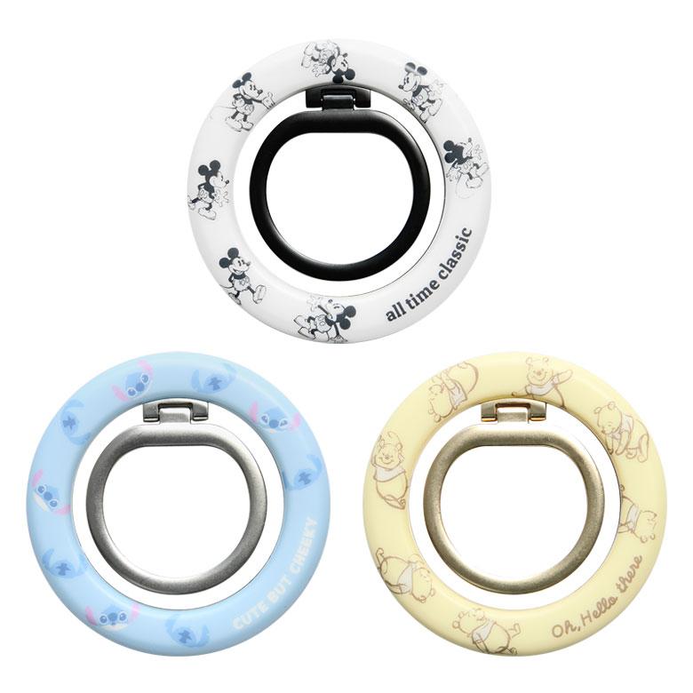 ディズニーキャラクター MagSafe対応 スマホリング リングスタンド マグネット dng-319 |  | 01