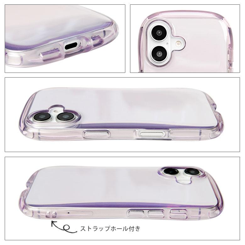 iPhone16 ケース ツイステ クリスタルクリア TPU 透明 ソフトカバー dng-326 |  | 05