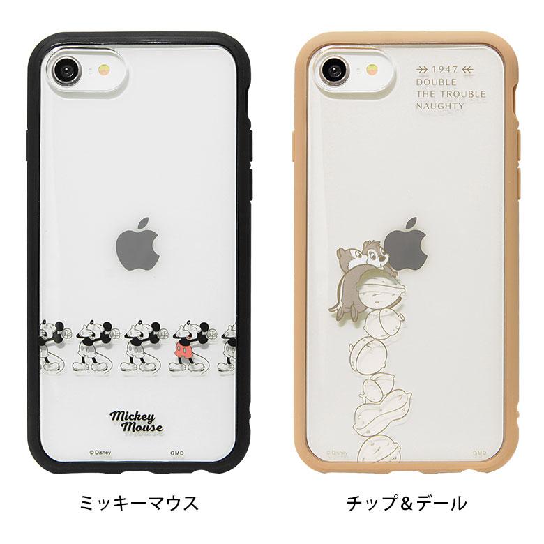 クリアiPhone用ケース キャラクター付き iPhone SE ケース 第3世代 第2世代 ディズニー キャラクター IIIIfit