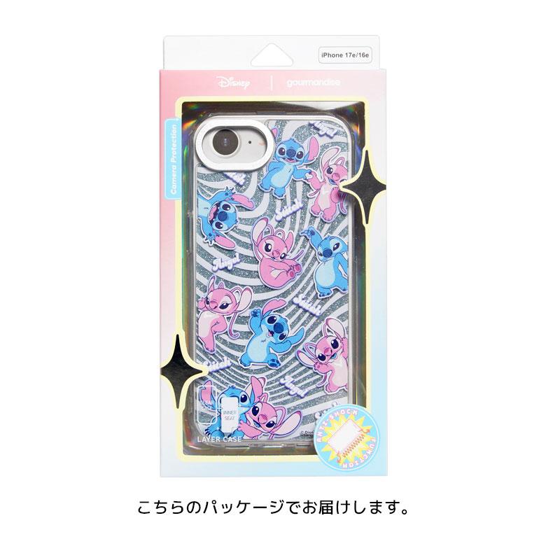 ディズニー キャラクター iPhone17e iPhone16e ケース Camera Frameクリア ソフト インナーシート付き dng-351 |  | 09