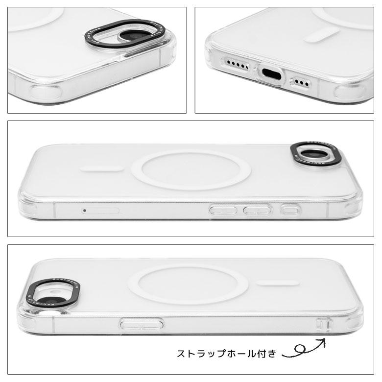 ディズニー キャラクター iPhone17e iPhone16e ケース MagSafe対応 Camera Frame クリア インナーシート付き dng-352 |  | 06