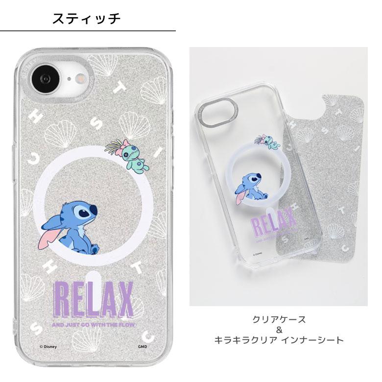ディズニー キャラクター iPhone17e iPhone16e ケース MagSafe対応 Camera Frame クリア インナーシート付き dng-352 |  | 07