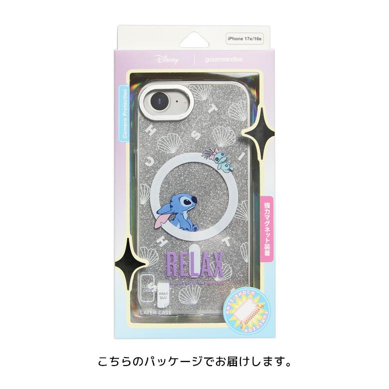 ディズニー キャラクター iPhone17e iPhone16e ケース MagSafe対応 Camera Frame クリア インナーシート付き dng-352 |  | 09