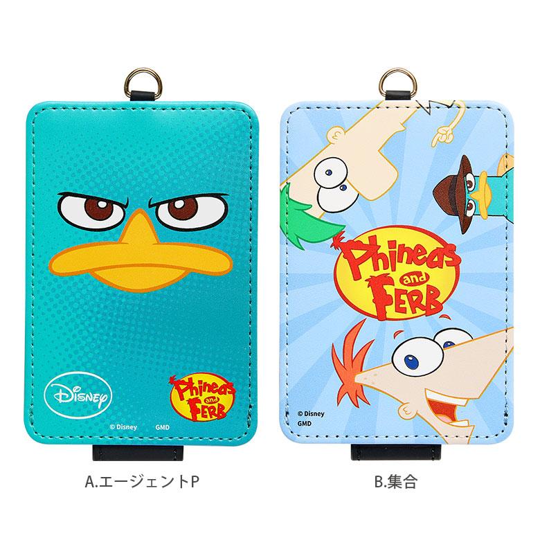 ディズニー フィニアスとファーブ ICカードケース パスケース