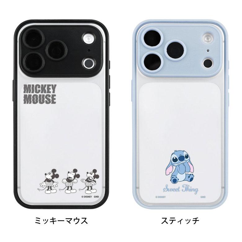 ディズニー iPhone18 Pro iPhone17 Pro ケース IIIIfit プランプフレーム ミッキー スティッチ クリア ハイブリッド dng-368 |  | 06