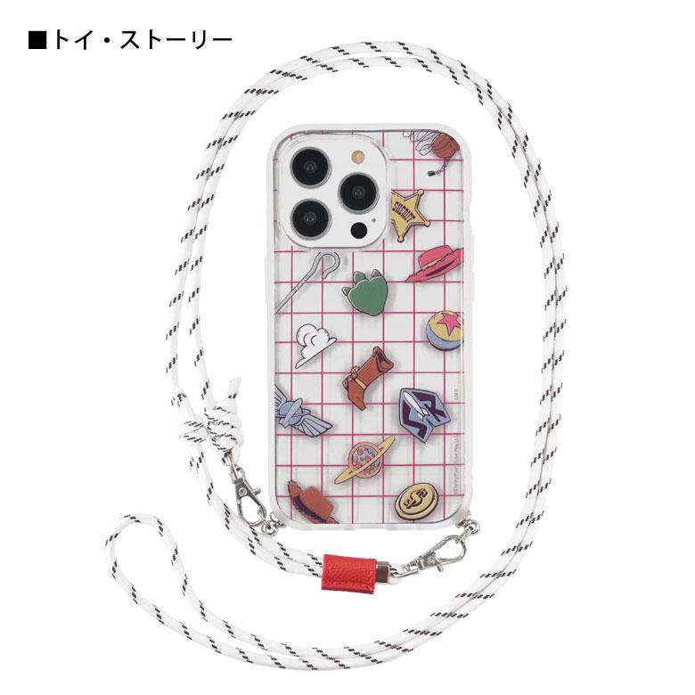 iPhone14 Pro ケース ディズニー ピクサーキャラクター IIIIfit Loop ストラップ紐付き 携帯ケース ショルダー アイホン 14Pro アイフォン14プロ dng-45 |  | 11