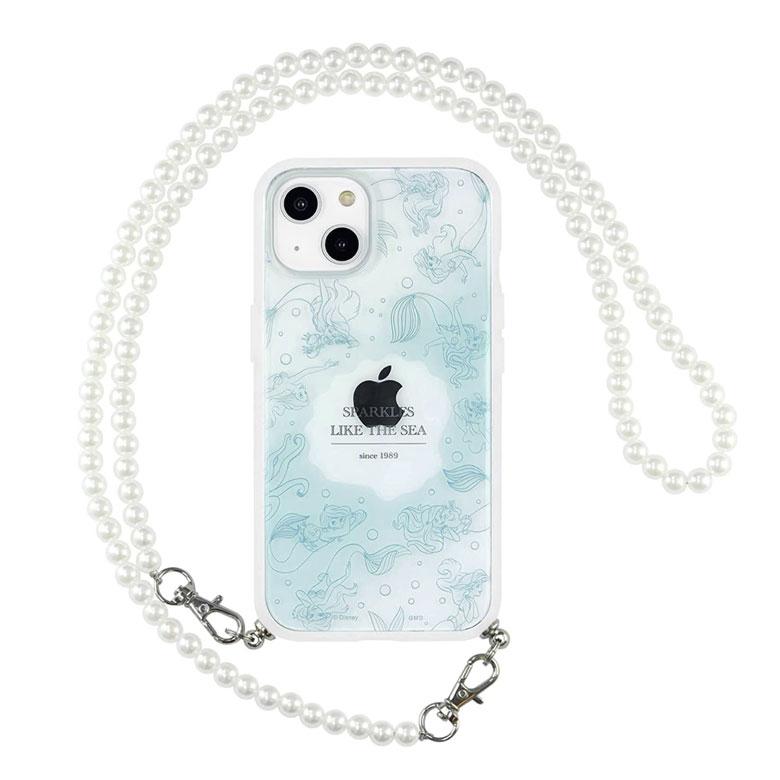iphone14 ケース ショルダー ディズニー アリエル IIIIfit Loop_Pearl ストラップ紐付 携帯ケース アイフォン14 アイホン14 |  | 06