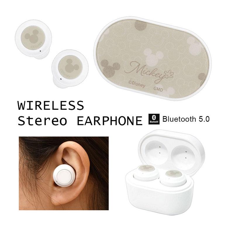 ワイヤレスイヤホン Bluetooth 5.0 ステレオ ディズニー