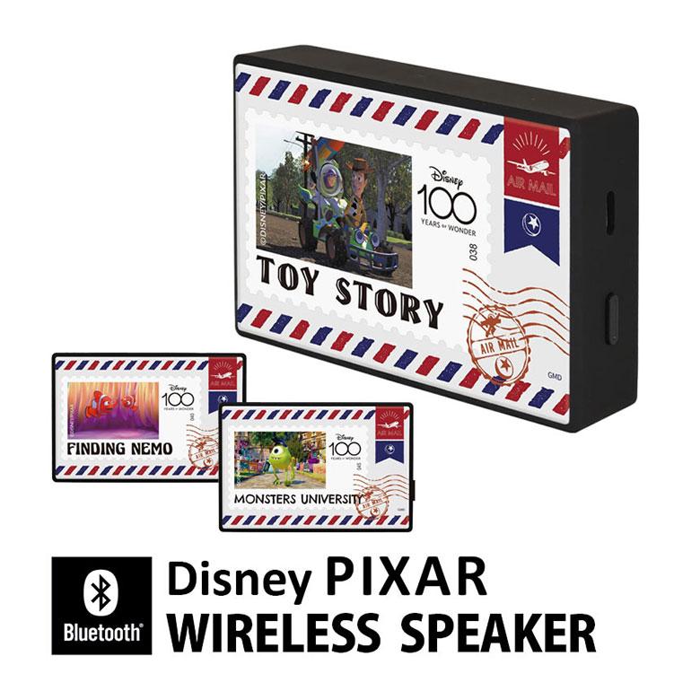 ワイヤレススピーカー Bluetooth ディズニー ピクサー 100周年 コンパクトサイズ dngh-03 | 