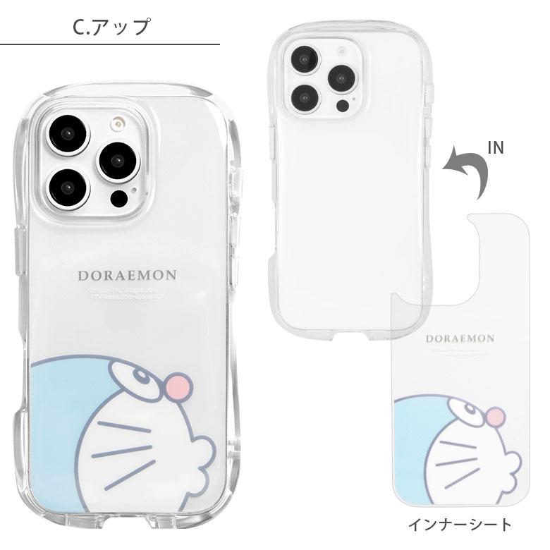 ドラえもん iPhone 16 Pro クリスタルクリアケース ソフトカバー