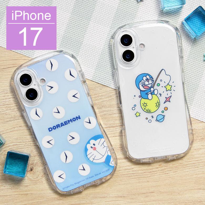 iPhone17 ケース ドラえもん クリスタルクリアケース ソフトTPUカバー 透明 耐衝撃 アイフォン17 キャラクター スマホケース dr-156 | 