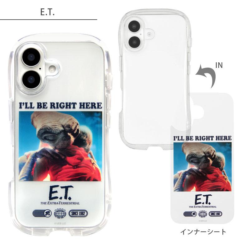 iPhone16 ケース E.T.  クリスタルクリア ソフト カバー ケース アイフォン iPhone16 カバー 持ちやすい 耐衝撃 透明 インナーシート アイホン16 |  | 05