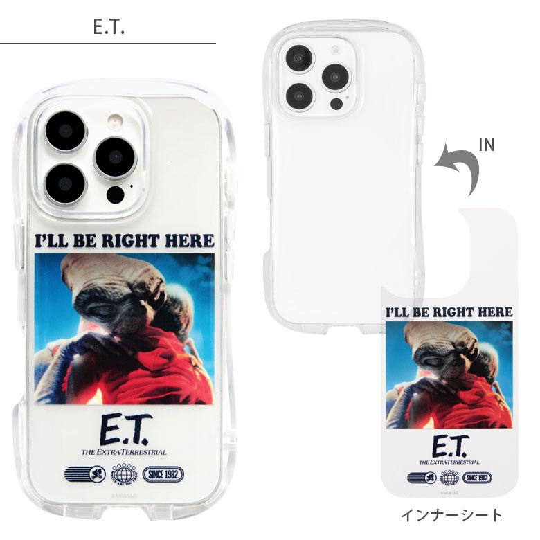 iPhone16Pro ケース E.T. iPhone 16 Pro クリスタルクリア ソフト カバー グッズ TPU クリア 可愛い メンズ レディース アイフォン16 pro |  | 05