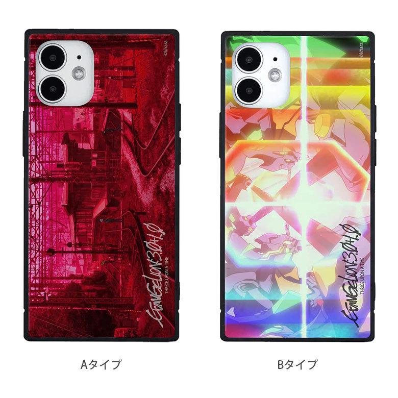 iPhone12 mini ケース エヴァンゲリオン ガラスケース スクエア  iPhone 12mini アイフォン12 mini ev-155 |  | 04