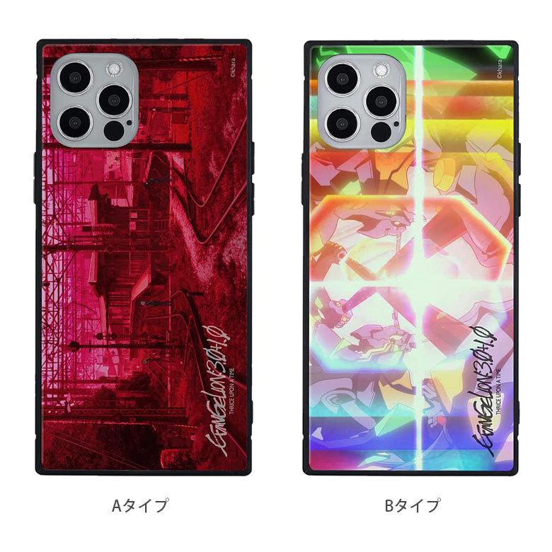 iPhone12 ケース iPhone12 Pro エヴァンゲリオン ガラスケース スクエア iPhone 12Pro アイフォン12 プロ ev-156 |  | 04