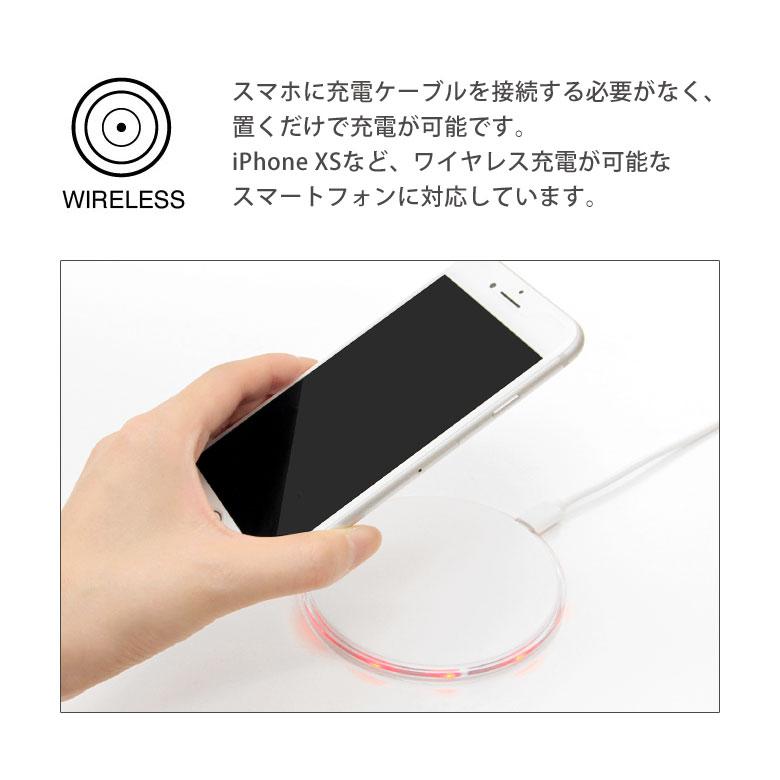 ワイヤレス充電器 iPhone android 機動戦士ガンダム 水星の魔女 Qi