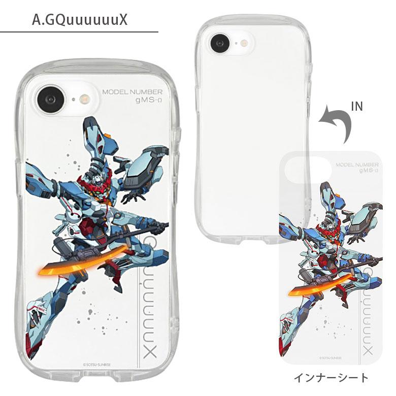 iPhone16e ケース 機動戦士 Gundam GQuuuuuuX クリスタルクリアケース クリア ソフトカバー iPhone16e アイフォン16e TPU gd-153 |  | 06