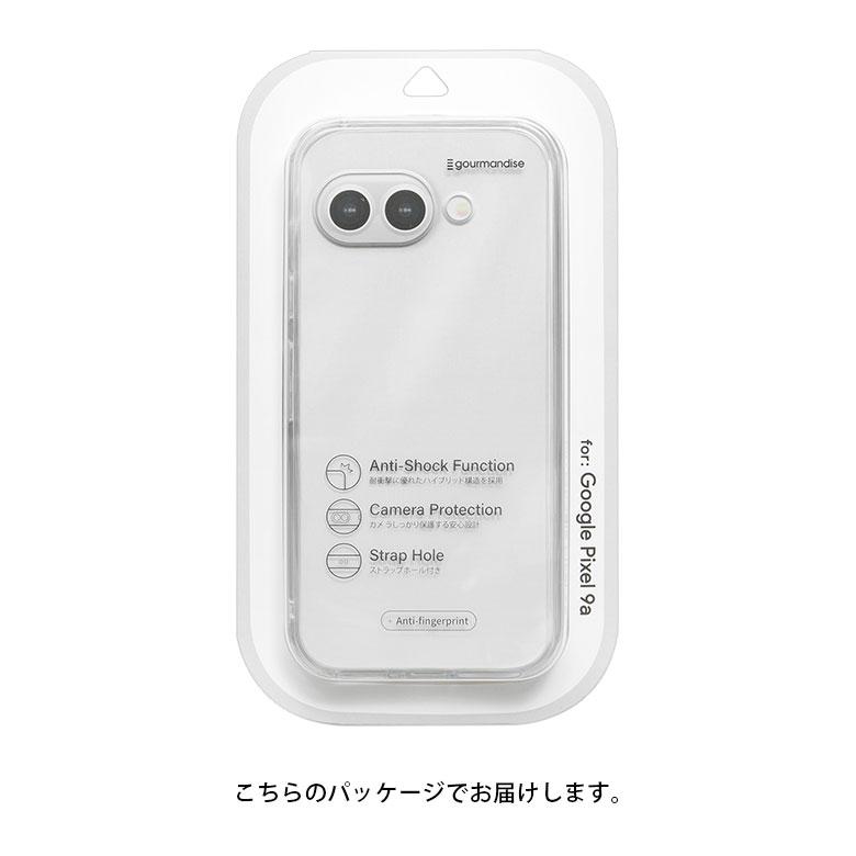 Google Pixel 9a ケース クリア ハイブリッド カバー ggl-32