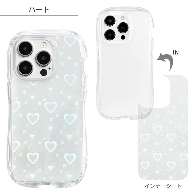 iPhone15Pro ケース キラキラインナーシート付き クリスタル