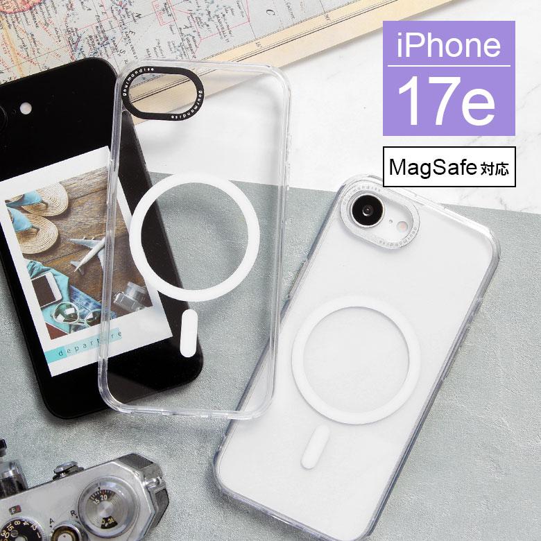 iPhone17e iPhone16e ケース MagSafe対応 Camera Frame クリアケース gmd-41 | 