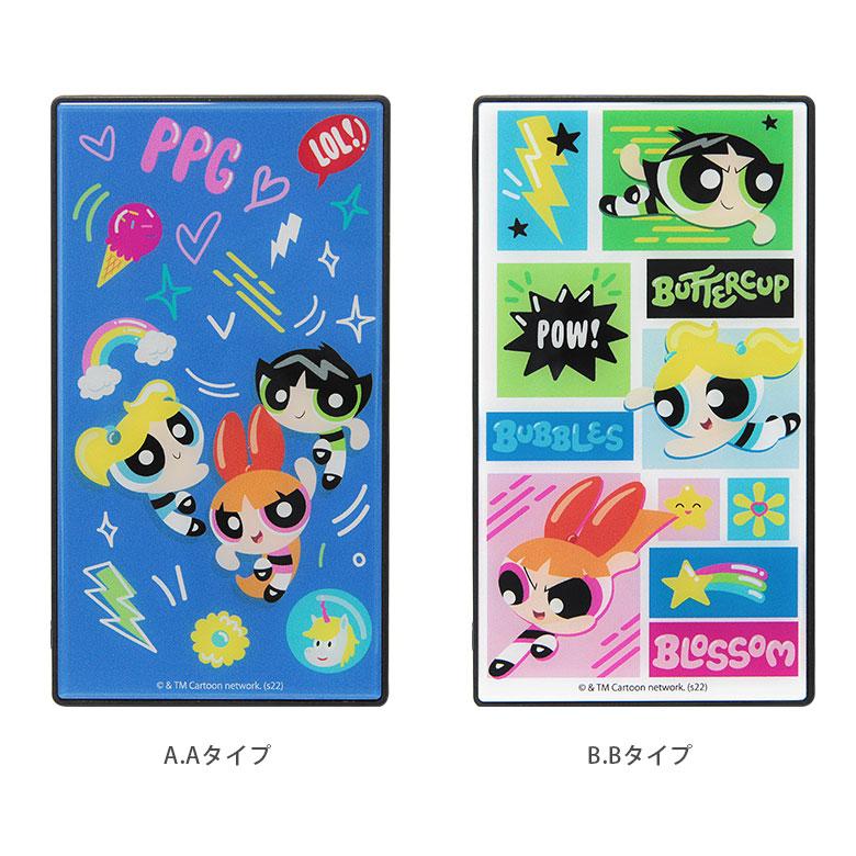 モバイルバッテリー iPhone 小型 軽量 携帯充電器 ガラス パワーパフガールズ パワパフ 4000mAh スマホバッテリー 充電器 急速充電 android gppg-08 |  | 05