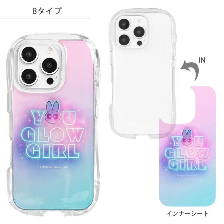 iPhone16Pro ケース クリア クリスタルクリアケース パワーパフ