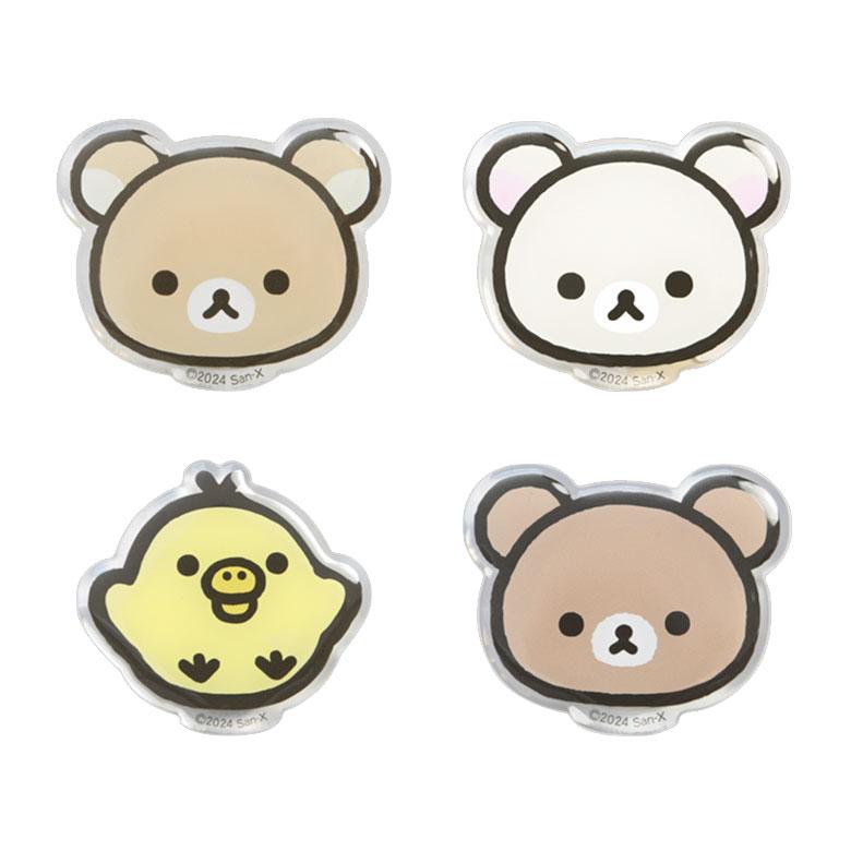 スマホグリップ POCOPOCO リラックマ ダイカット クリア グリップ かわいい 落下防止 スマホリング grc-357 |  | 01