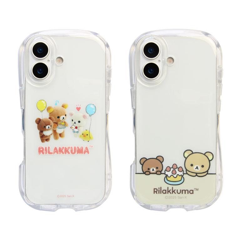 iPhone17 ケース リラックマ クリスタルクリアケース ソフトTPUカバー 透明 耐衝撃 アイフォン17 キャラクター スマホケース grc-392 |  | 01