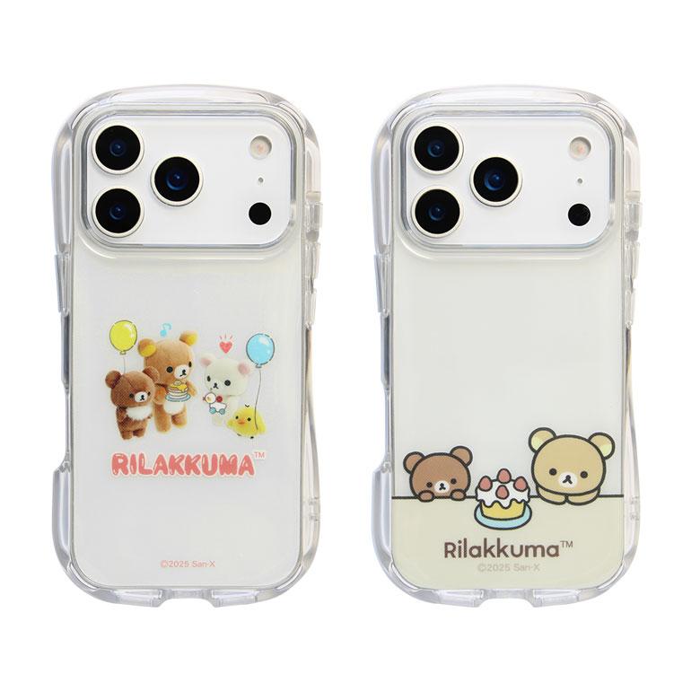 iPhone17Pro ケース リラックマ アイフォン17プロ クリスタルクリアケース 透明 クリア TPU ソフトカバー スマホケース 保護ケース grc-393 |  | 01