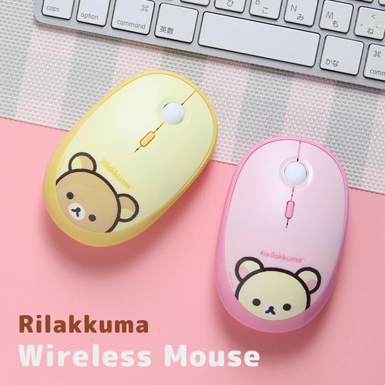 リラックマ  Bluetooth ワイヤレスマウス 光学式 無線 右利き 左利き Rilakkuma コリラックマ grc-419 | 